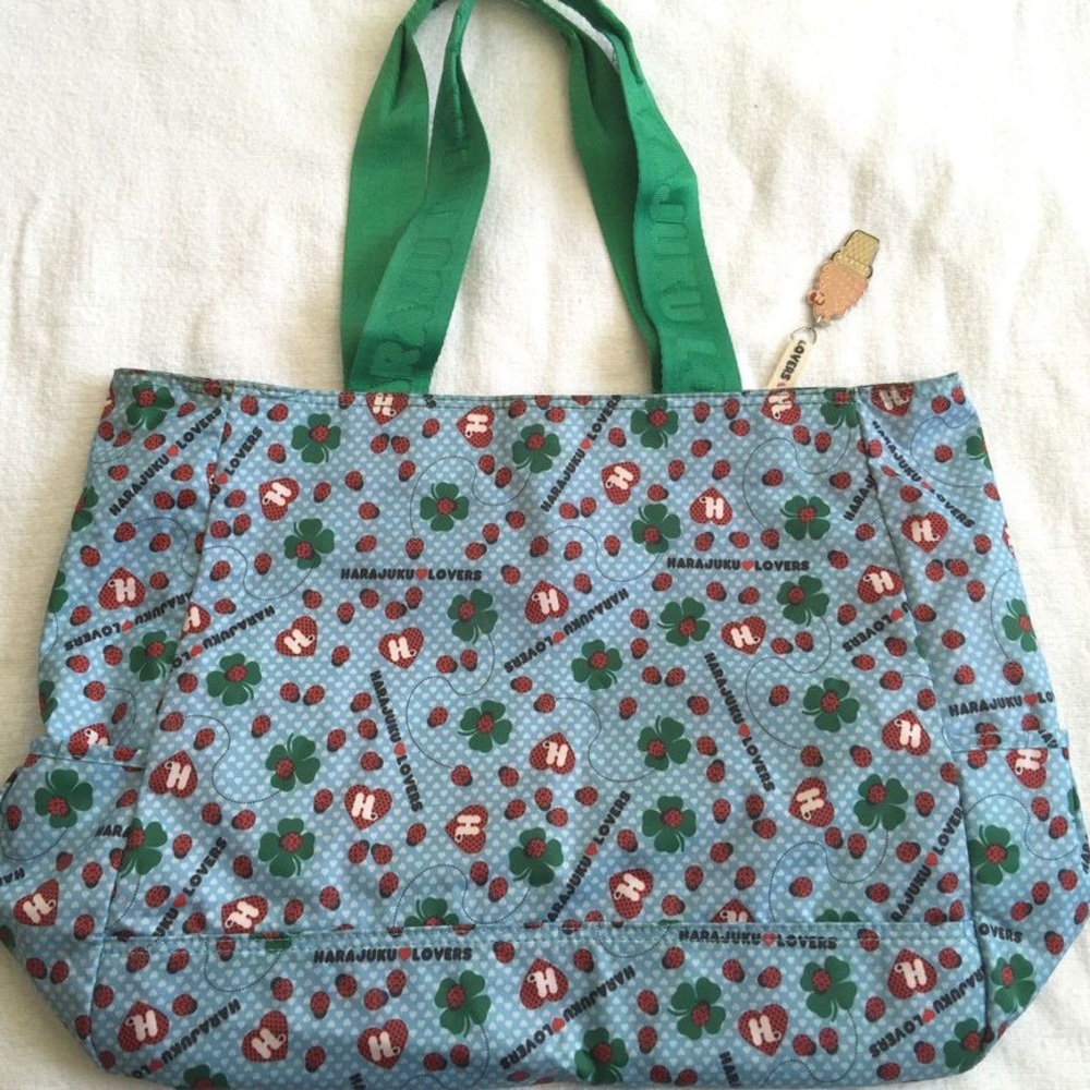 VINTAGE HARAJUKU LOVERS LADYBUG TOTE